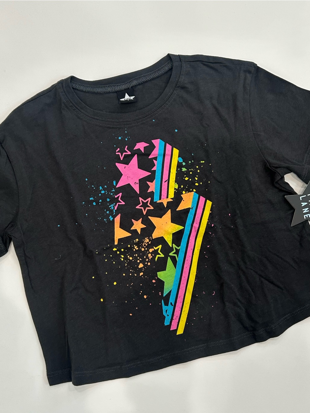 NWT Pixielane Crop Tee